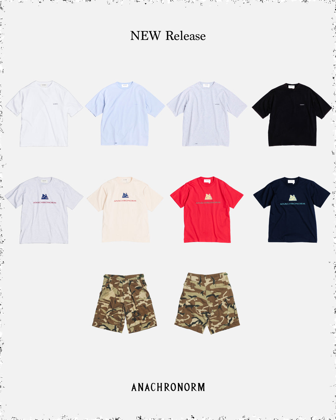 2026 1st Season / The Final Delivery - 'FADED BDU CAMO SHORTS''REWIND CULTURE T-SHIRTS''DAMAGED EMB T-SHIRTS'