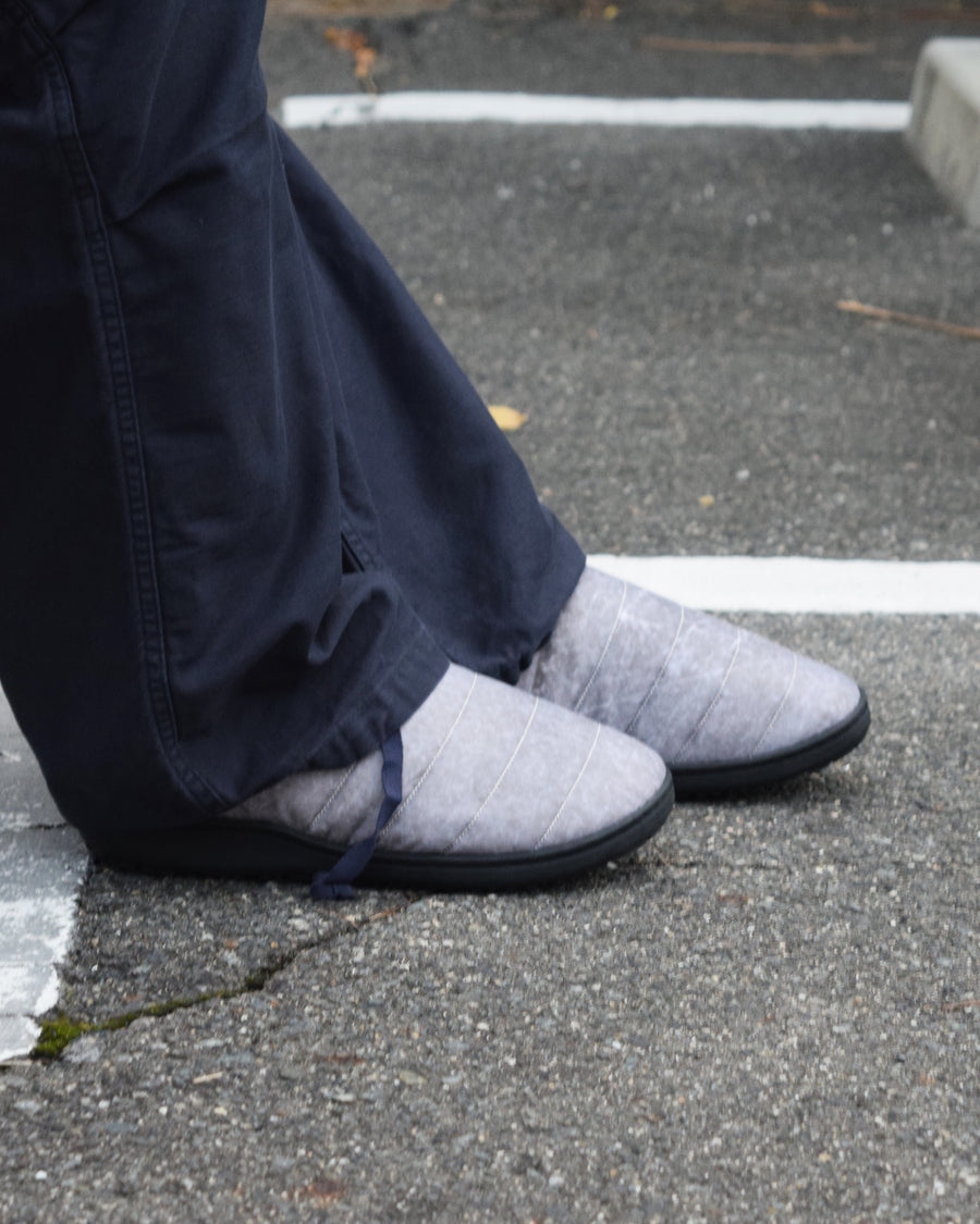 ANACHRONORM SUBU×ANACHRONORM ダートペイント ナイロンサンダル ホワイト | ナイロンオックス 顔料吹き付け加工 4層インソール 撥水 一点一点