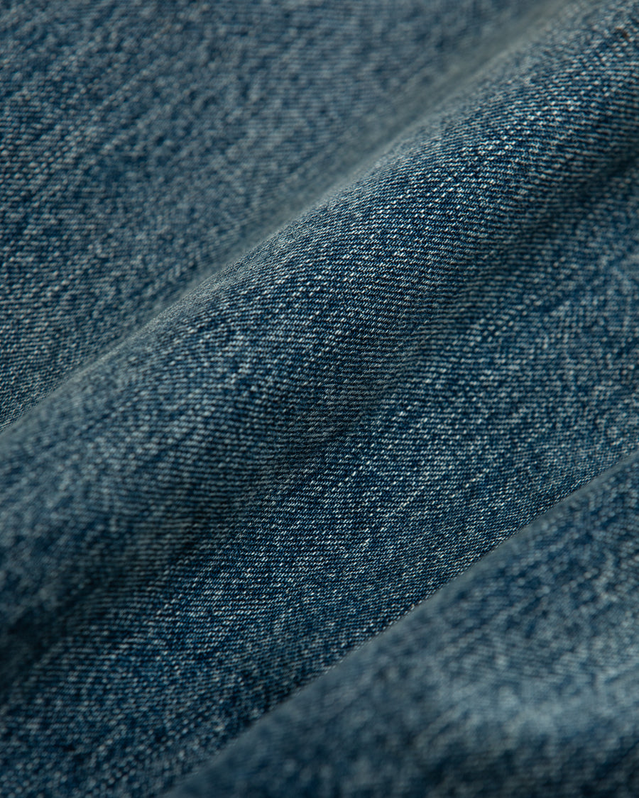 ANACHRONORM フロントタック デニムジャケット インディゴ 5年ウォッシュ | 12.5oz セルビッチデニム 70502XX 1stタイプ エイジング加工 アタリ 日本製