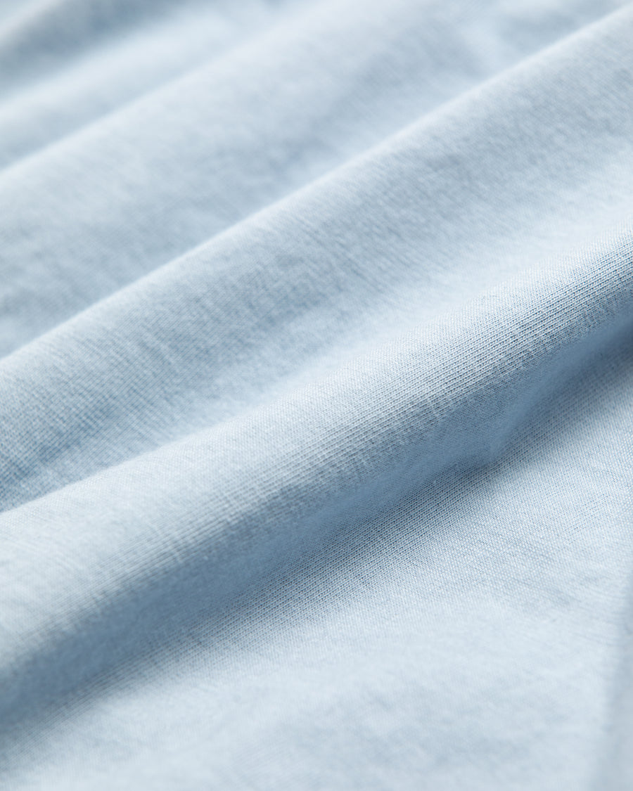 ANACHRONORM グラデーション プリント ショートスリーブTシャツ サックス | 5.6oz 天竺 ヘビーウェイト ワンウォッシュ グラデーションプリント 90sカルチャー