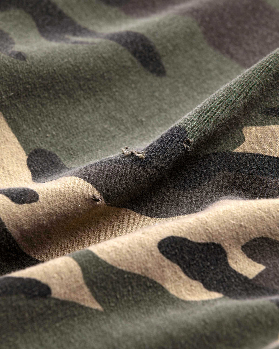 HARD DAMAGED INNER WAFFLE SWEAT PARKA WOODLAND