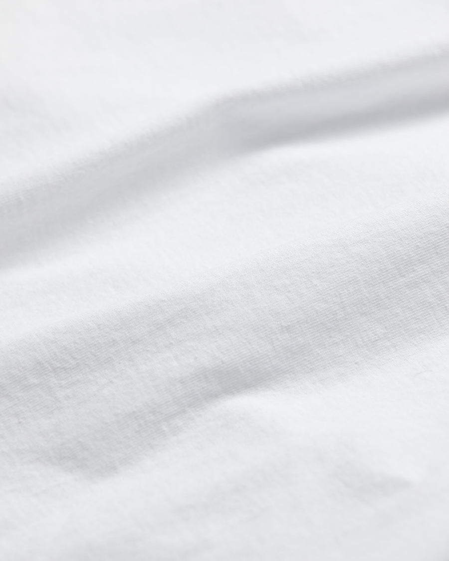ANACHRONORM スタンダード EMB ロングスリーブTシャツ ホワイト | ステイフレッシュコットン 抗菌防臭 抗ウイルス 左胸刺繍 リジット
