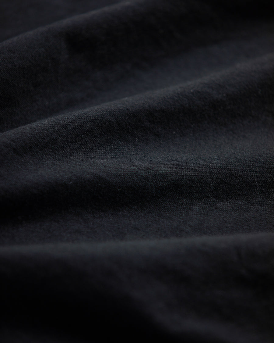 ANACHRONORM ブルックリン プリント ショートスリーブTシャツ ブラック | 5.6oz 天竺 ヘビーウェイト ワンウォッシュ カスレ刷り ステンシルアート