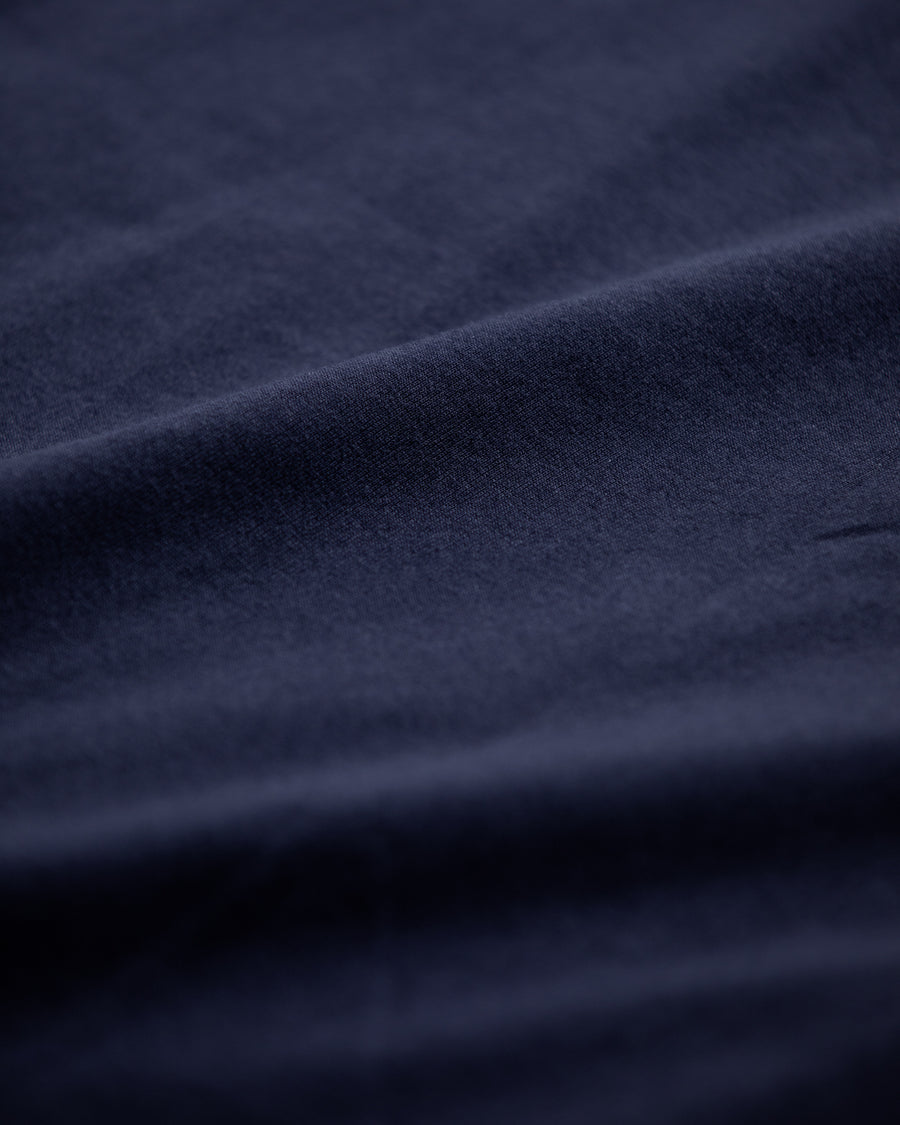 ANACHRONORM スタンダード 刺繍 半袖Tシャツ ネイビー | ロゴ刺繍 ステイフレッシュコットン 抗菌防臭 リラックスシルエット