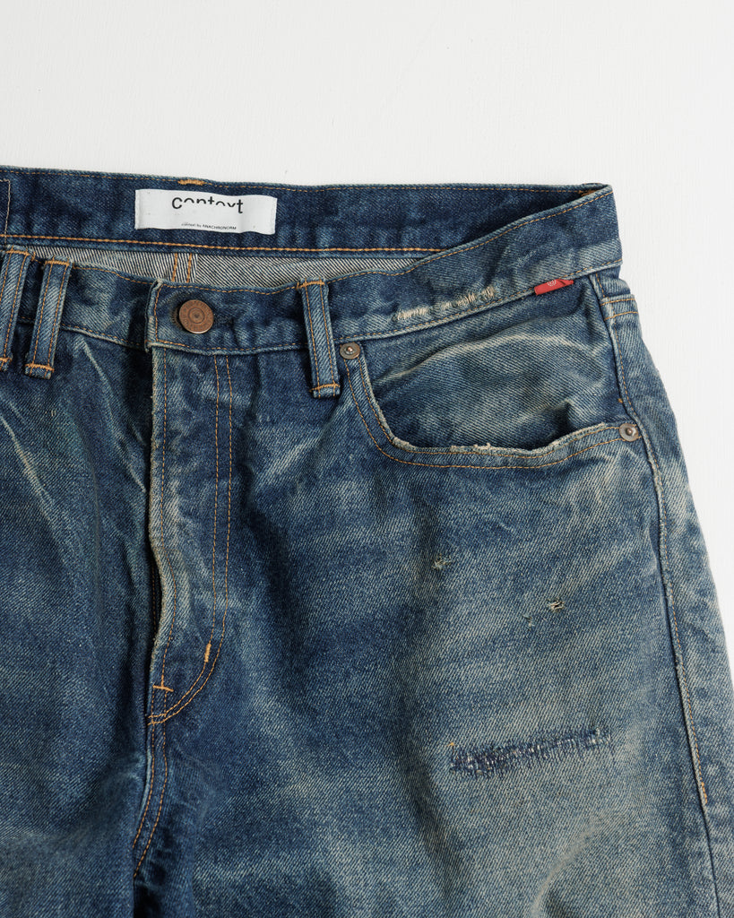 CONTEXT-003N 80's WIDE 5P DENIM PANTS <  8 colors >