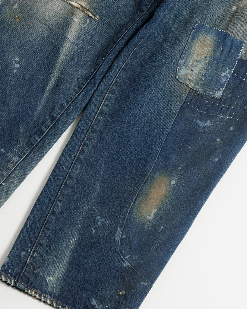 CONTEXT-003N 80's WIDE 5P DENIM PANTS <  8 colors >