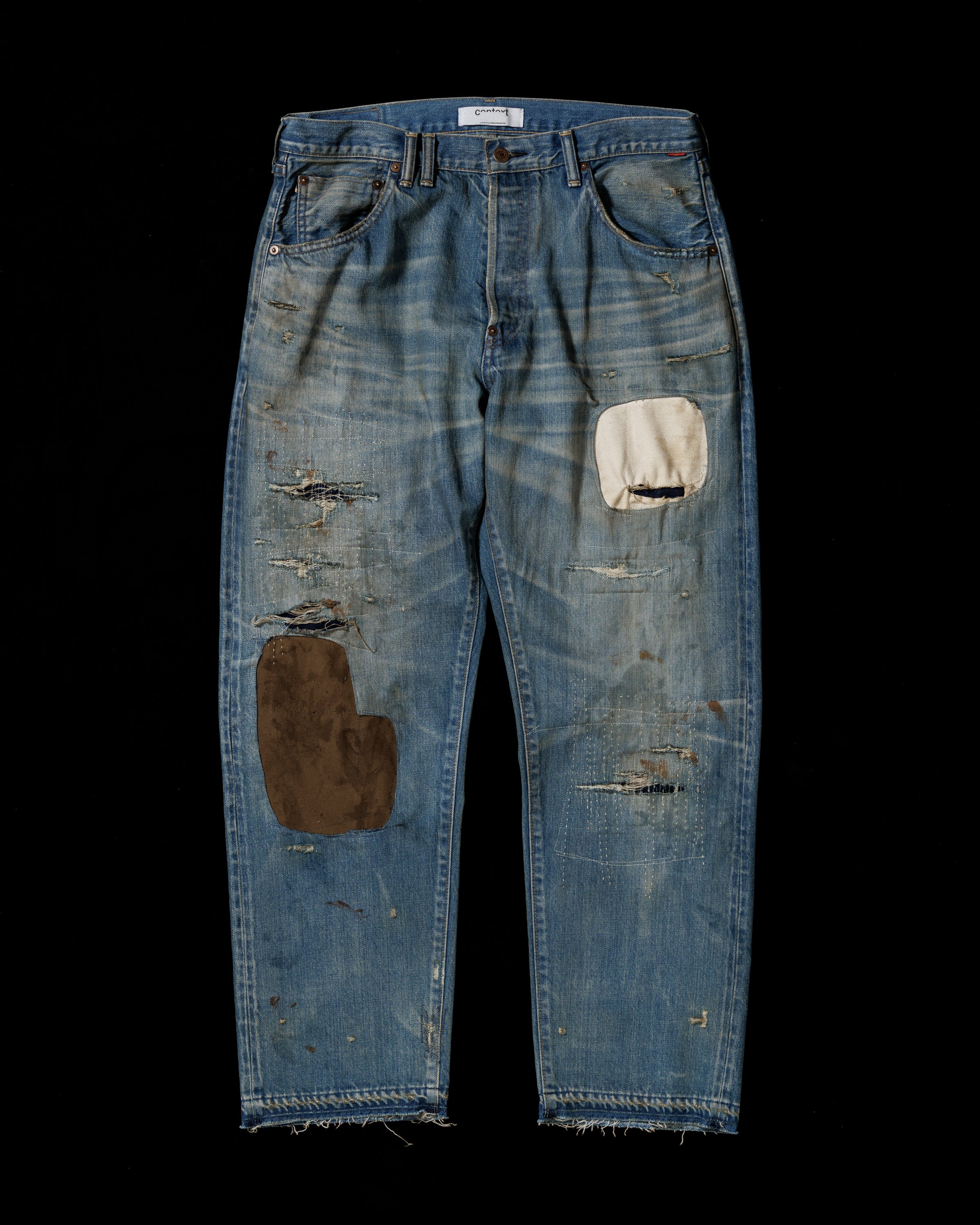 CONTEXT-001-R1 REGULAR TAPERED 5P PANTS INDIGO (REMAKE)