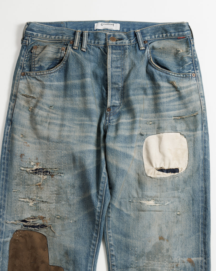 CONTEXT-001 REGULAR TAPERED 5P PANTS　<  6 colors >