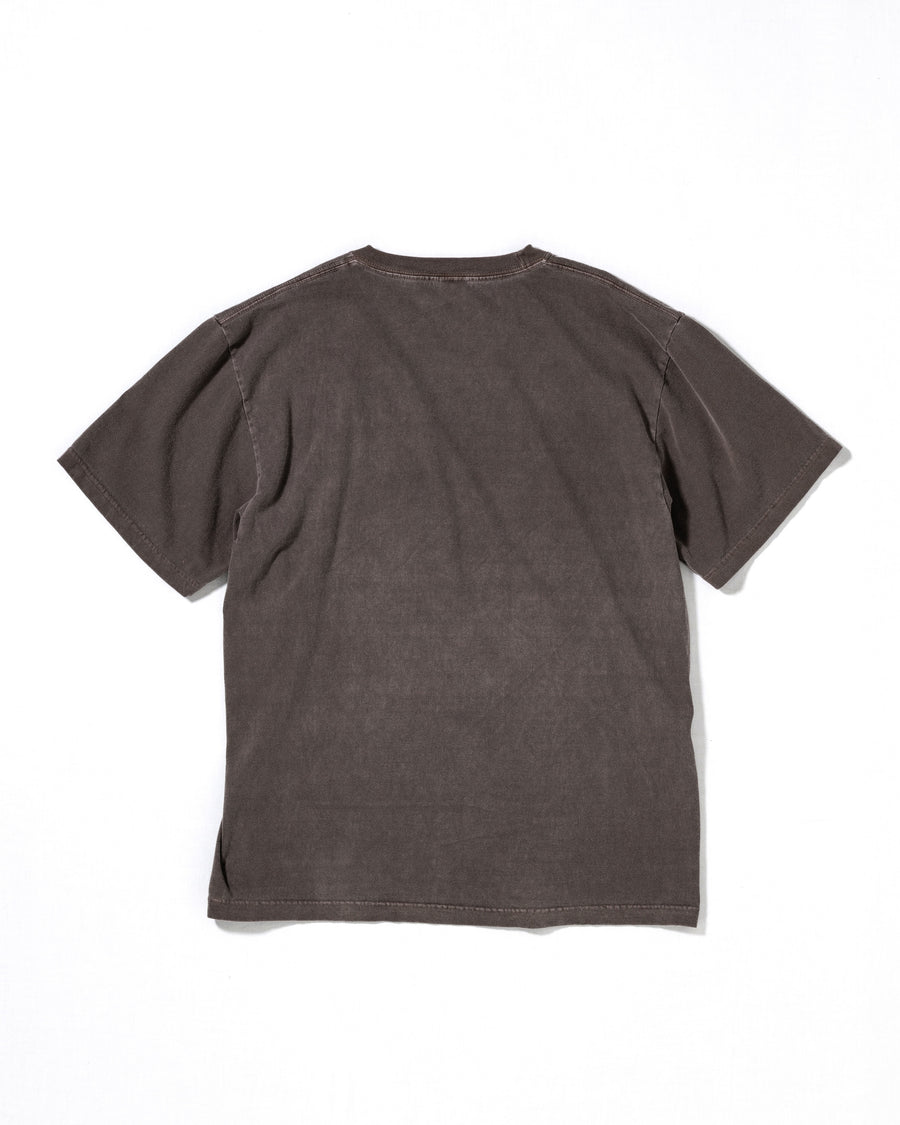ANACHRONORM REF プリントTシャツ チャコール | 5.6oz天竺 顔料染め REFプリント ライフスタイル 日本製