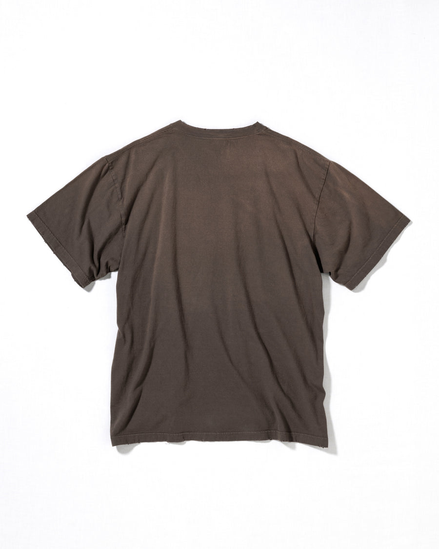 ANACHRONORM ダイド カスタムカー グラフィックTシャツ ダスティブラウン | 5.6oz天竺 アメリカンカルチャーモチーフ 特殊染色 変色加工 一点一点