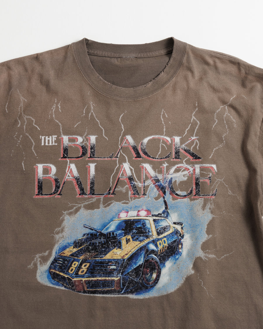 ANACHRONORM ダイド カスタムカー グラフィックTシャツ ダスティブラウン | 5.6oz天竺 アメリカンカルチャーモチーフ 特殊染色 変色加工 一点一点