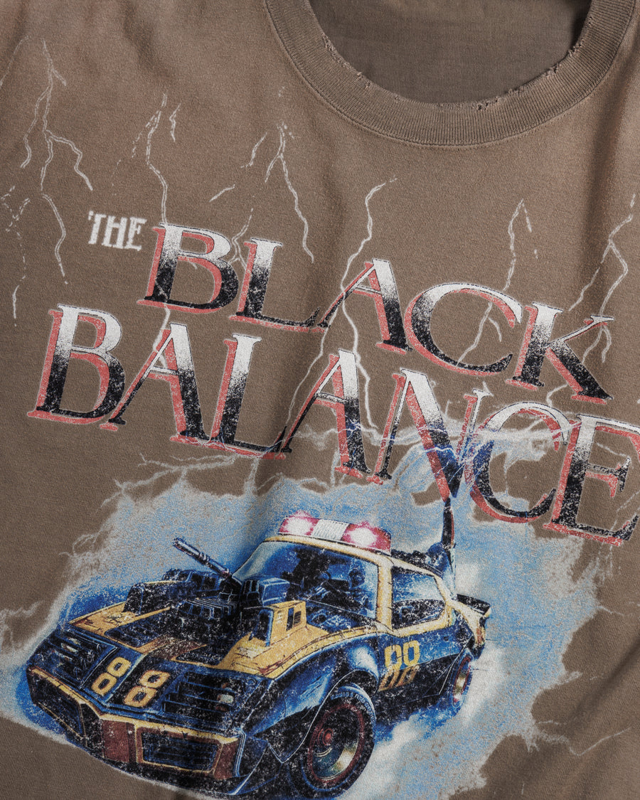ANACHRONORM ダイド カスタムカー グラフィックTシャツ ダスティブラウン | 5.6oz天竺 アメリカンカルチャーモチーフ 特殊染色 変色加工 一点一点