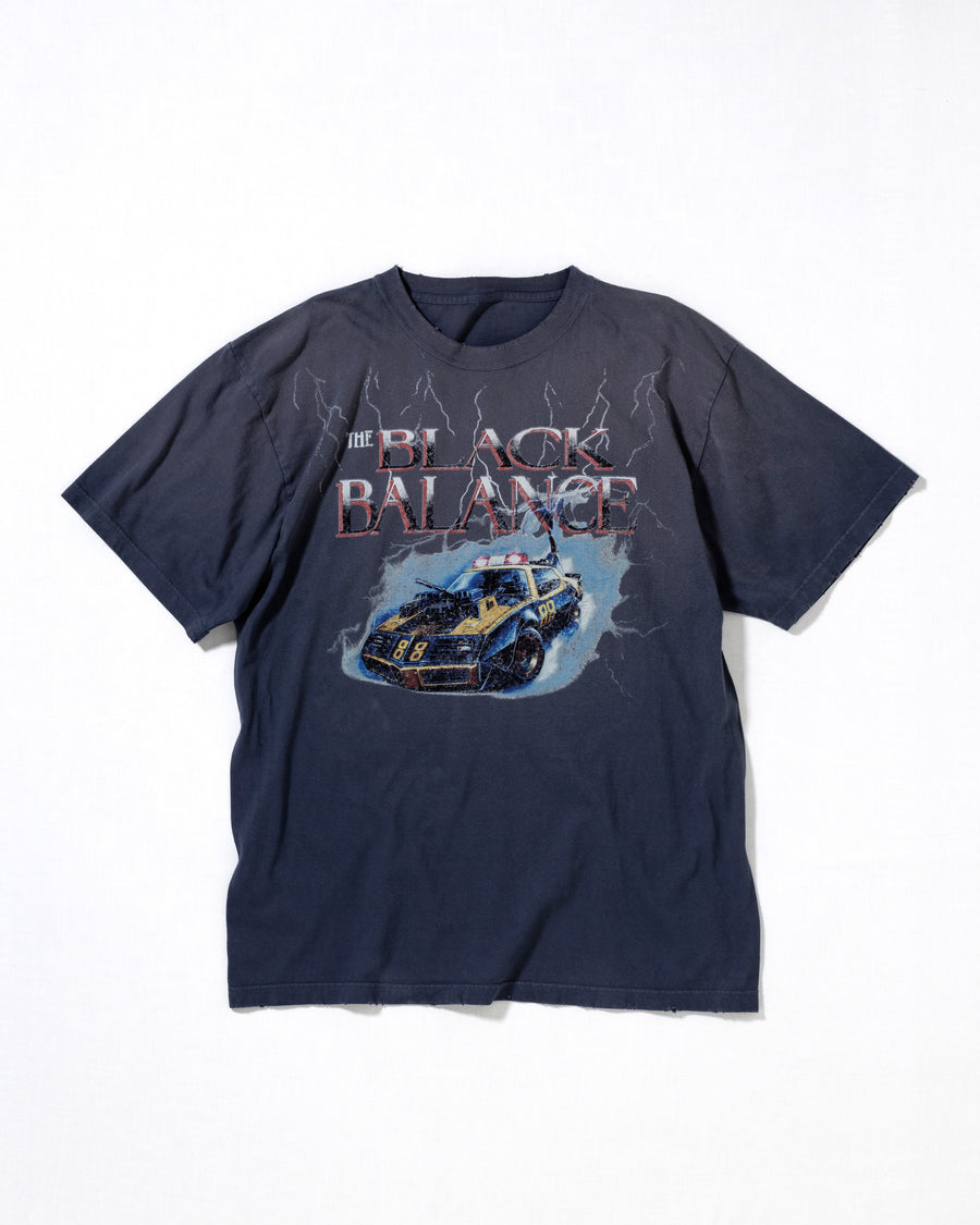 ANACHRONORM ダイド カスタムカー グラフィックTシャツ ダスティネイビー | 5.6oz天竺 アメリカンカルチャーモチーフ 特殊染色 変色加工 一点一点