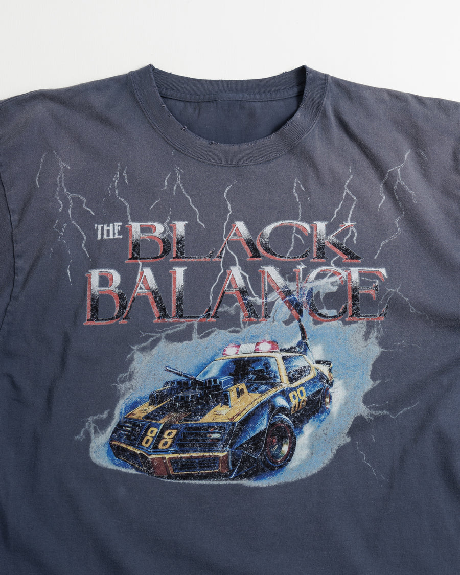 ANACHRONORM ダイド カスタムカー グラフィックTシャツ ダスティネイビー | 5.6oz天竺 アメリカンカルチャーモチーフ 特殊染色 変色加工 一点一点