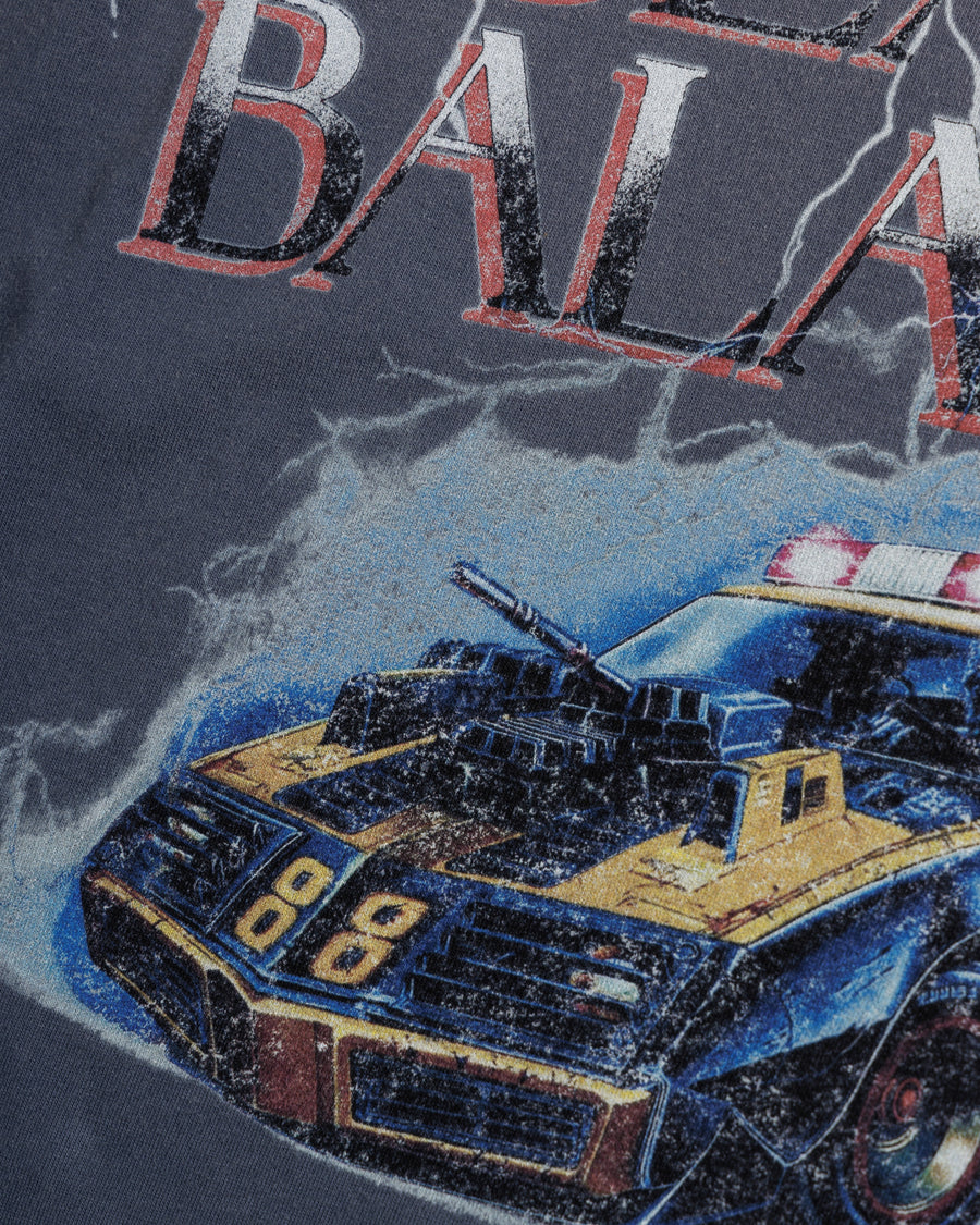 ANACHRONORM ダイド カスタムカー グラフィックTシャツ ダスティネイビー | 5.6oz天竺 アメリカンカルチャーモチーフ 特殊染色 変色加工 一点一点