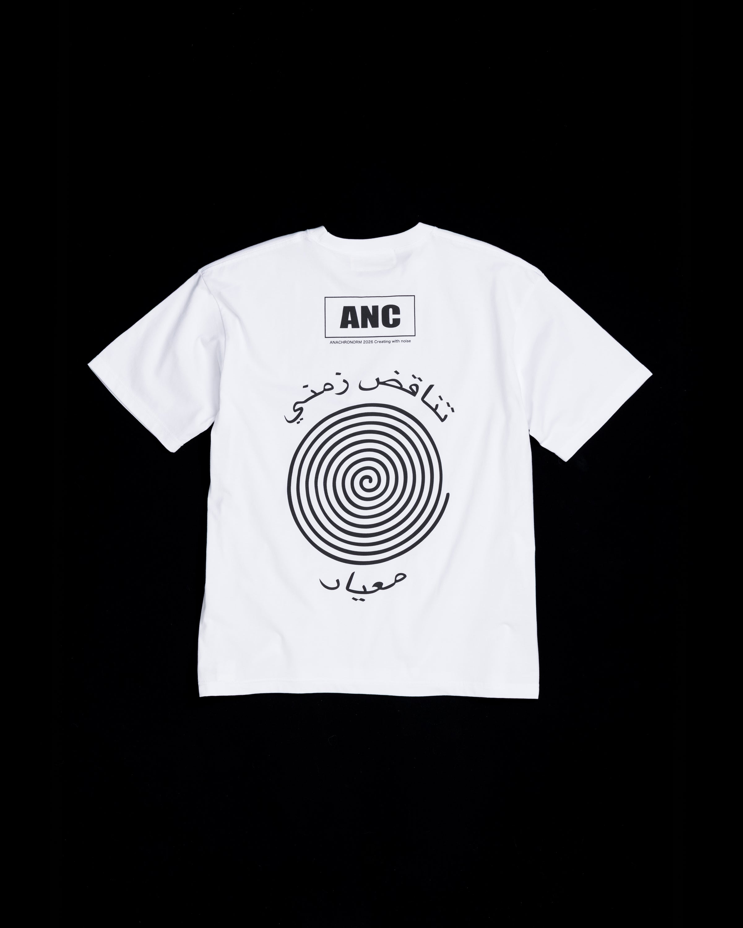 VORTEX PRINTED S/S T-S WHITE