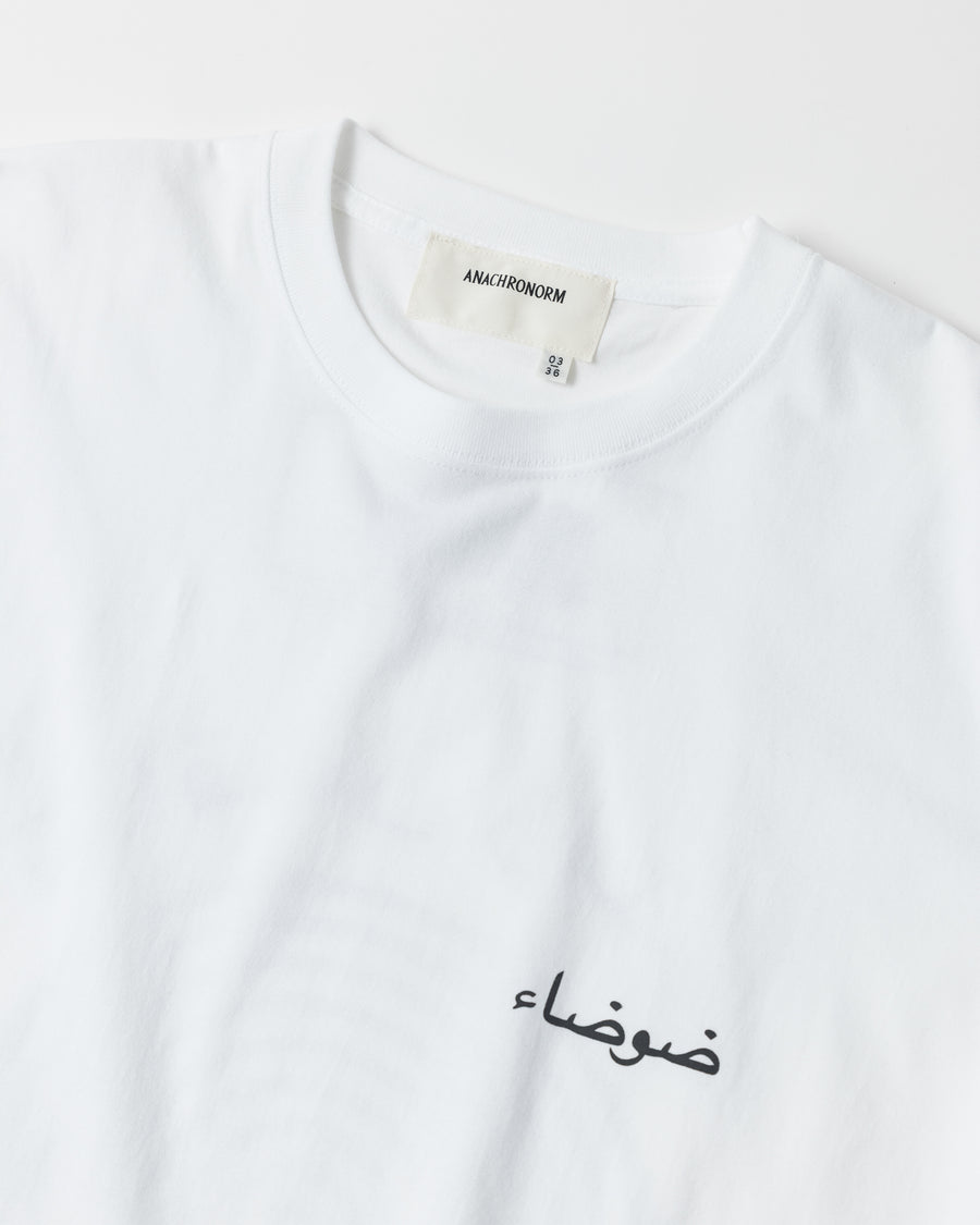 ANACHRONORM ヴォルテックス プリント 半袖Tシャツ ホワイト | 90年代 音楽カルチャー グラフィック 渦 コットン100%