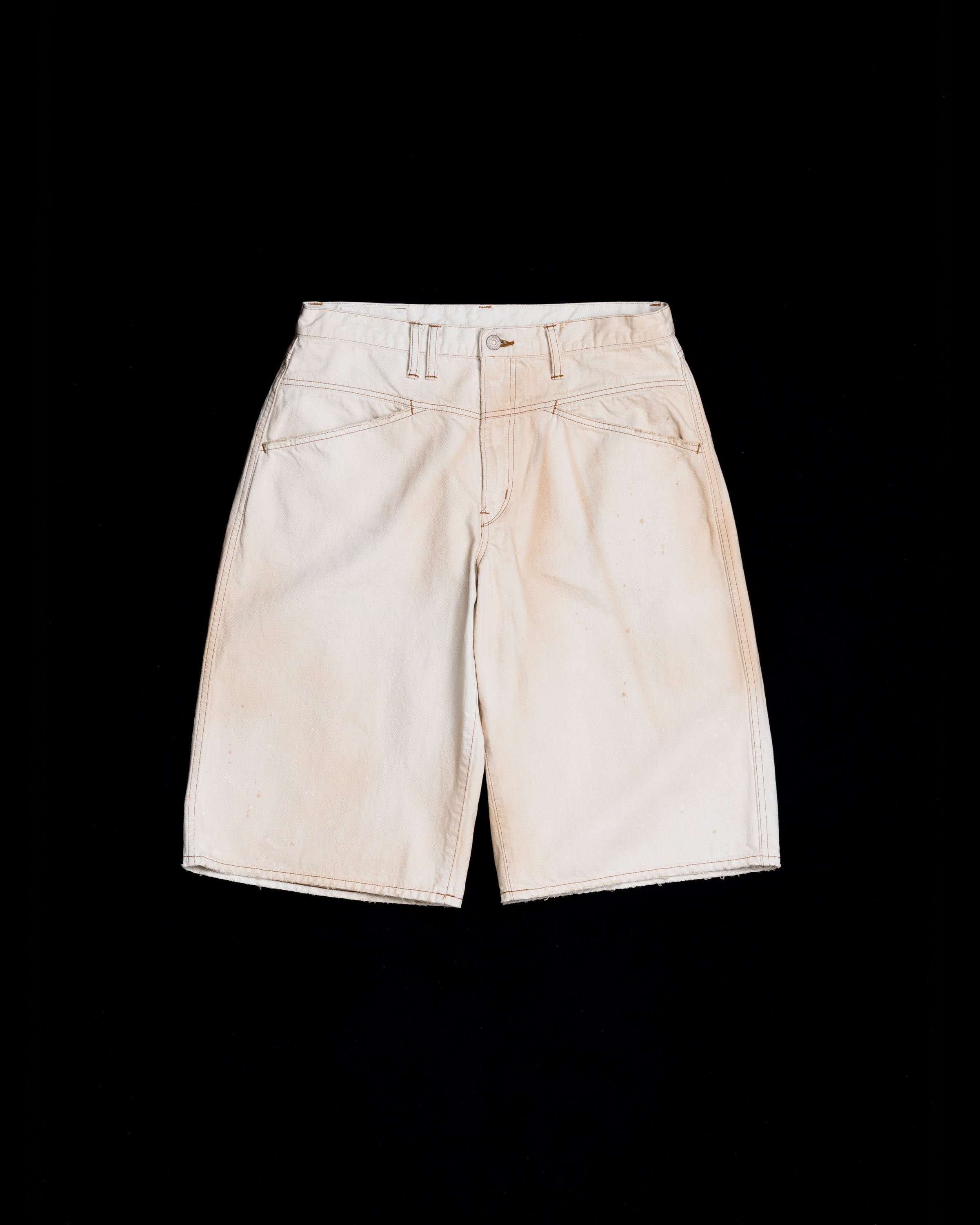 FRONT YORK DENIM SHORTS KINARI