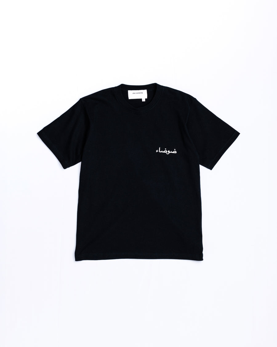ANACHRONORM ヴォルテックス プリント 半袖Tシャツ ブラック | 90年代 音楽カルチャー グラフィック 渦 コットン100%