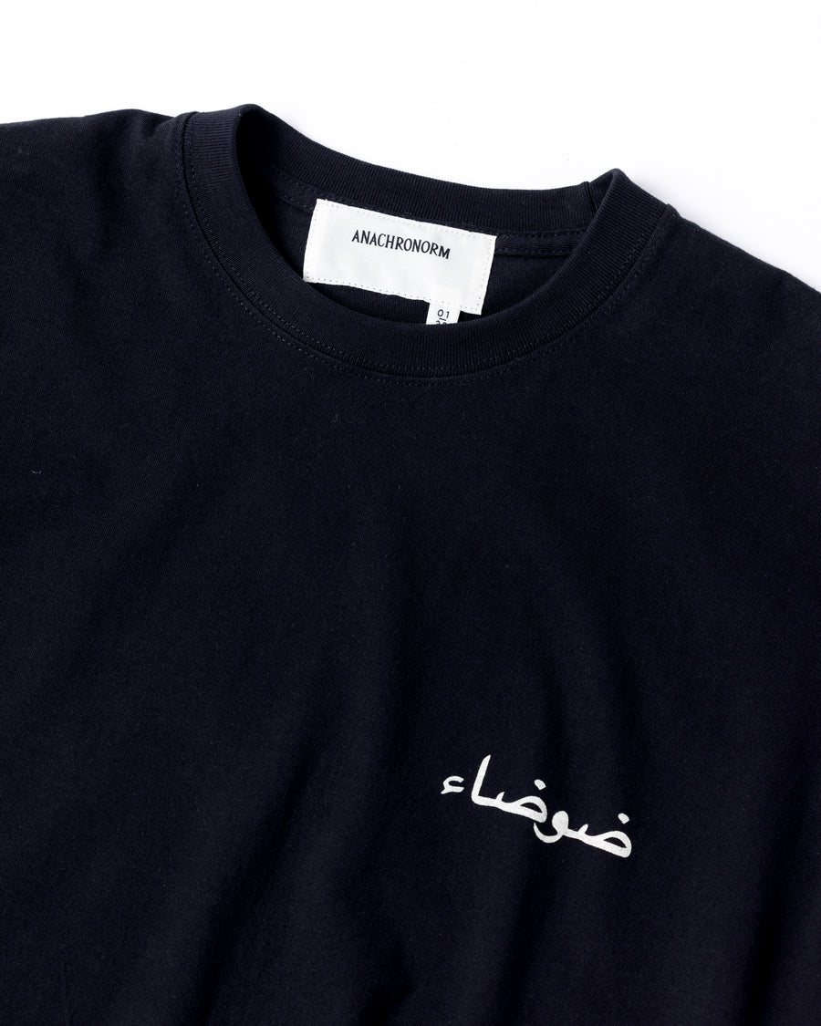 ANACHRONORM ヴォルテックス プリント 半袖Tシャツ ブラック | 90年代 音楽カルチャー グラフィック 渦 コットン100%