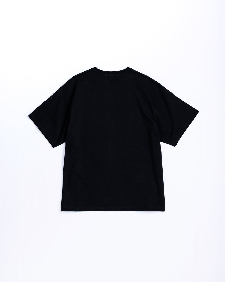 ANACHRONORM × Souvenyr NYC ランニング 半袖Tシャツ ブラック | コラボグラフィック ヴィンテージ ニューヨーク コットン100%