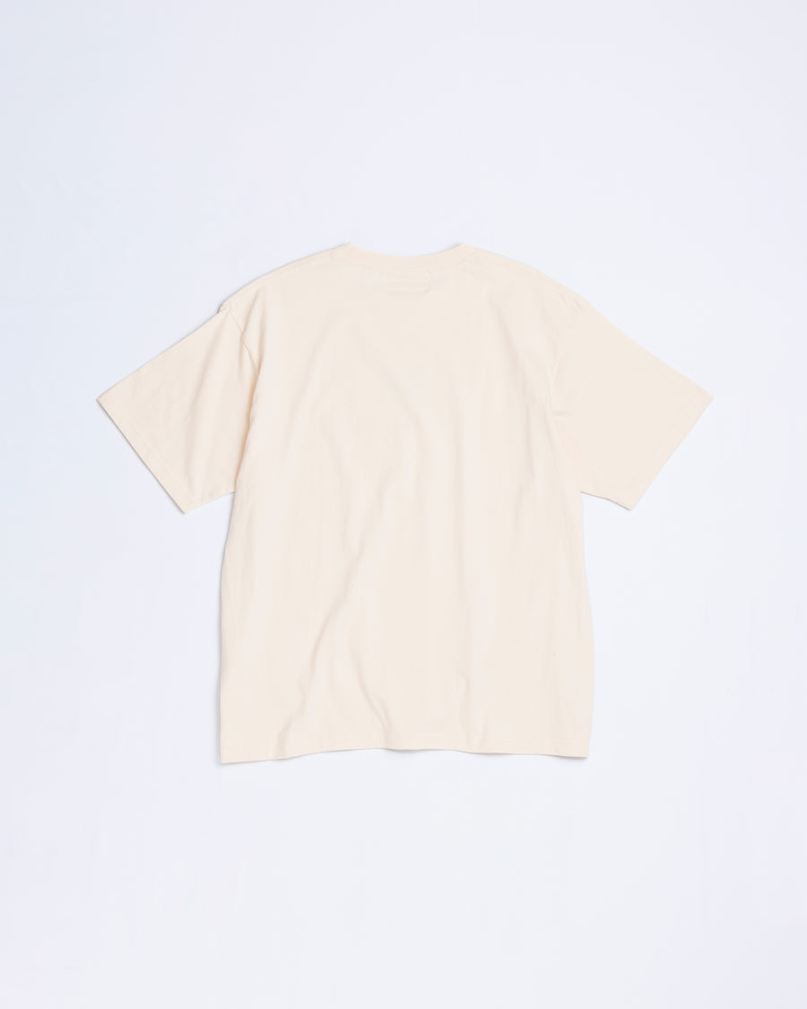ANACHRONORM リワインドカルチャー ショートスリーブTシャツ オートミール | 6.2oz 天竺 コーマ糸 グラフィックプリント 90s音楽カルチャー 