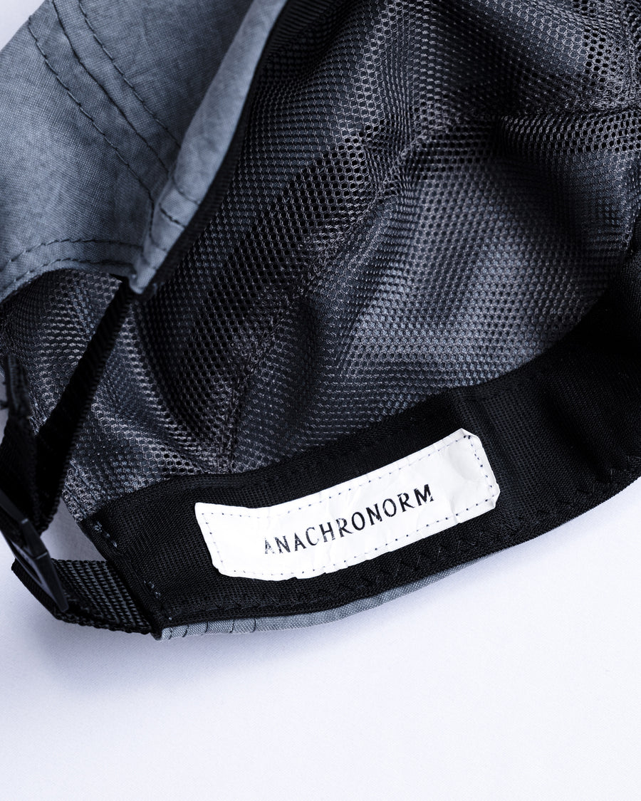 ANACHRONORM ポリエステル ライトウェイト ジェットキャップ グレーブルー | 特殊顔料染め タスラン加工 コットンライク リサイクルメッシュ 速乾 軽量
