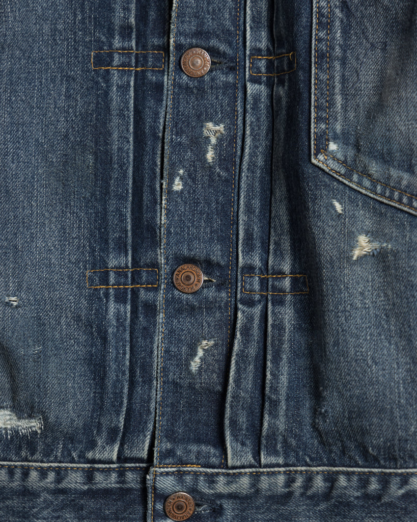 CONTEXT-005 FRONT TUCK DENIM JACKET <  5 colors >