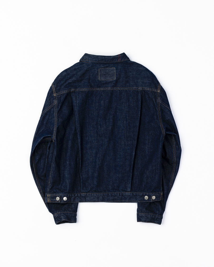ANACHRONORM フロントタック デニムジャケット インディゴ ワンウォッシュ | 12.5oz セルビッチデニム 70502XX 1stタイプ 日本製