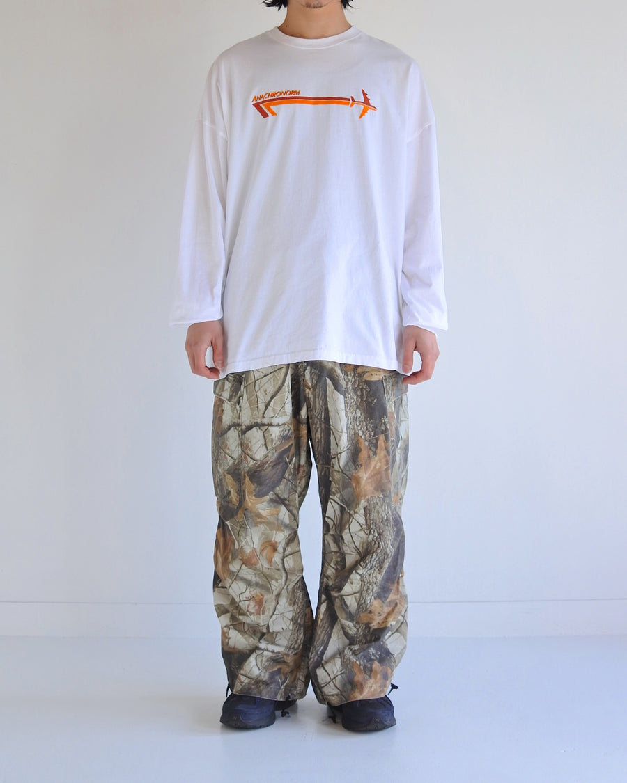 ANACHRONORM LATB ロングスリーブTシャツ ホワイト | 5.6oz 天竺 ヘビーウェイト ワンウォッシュ バンドTシャツ