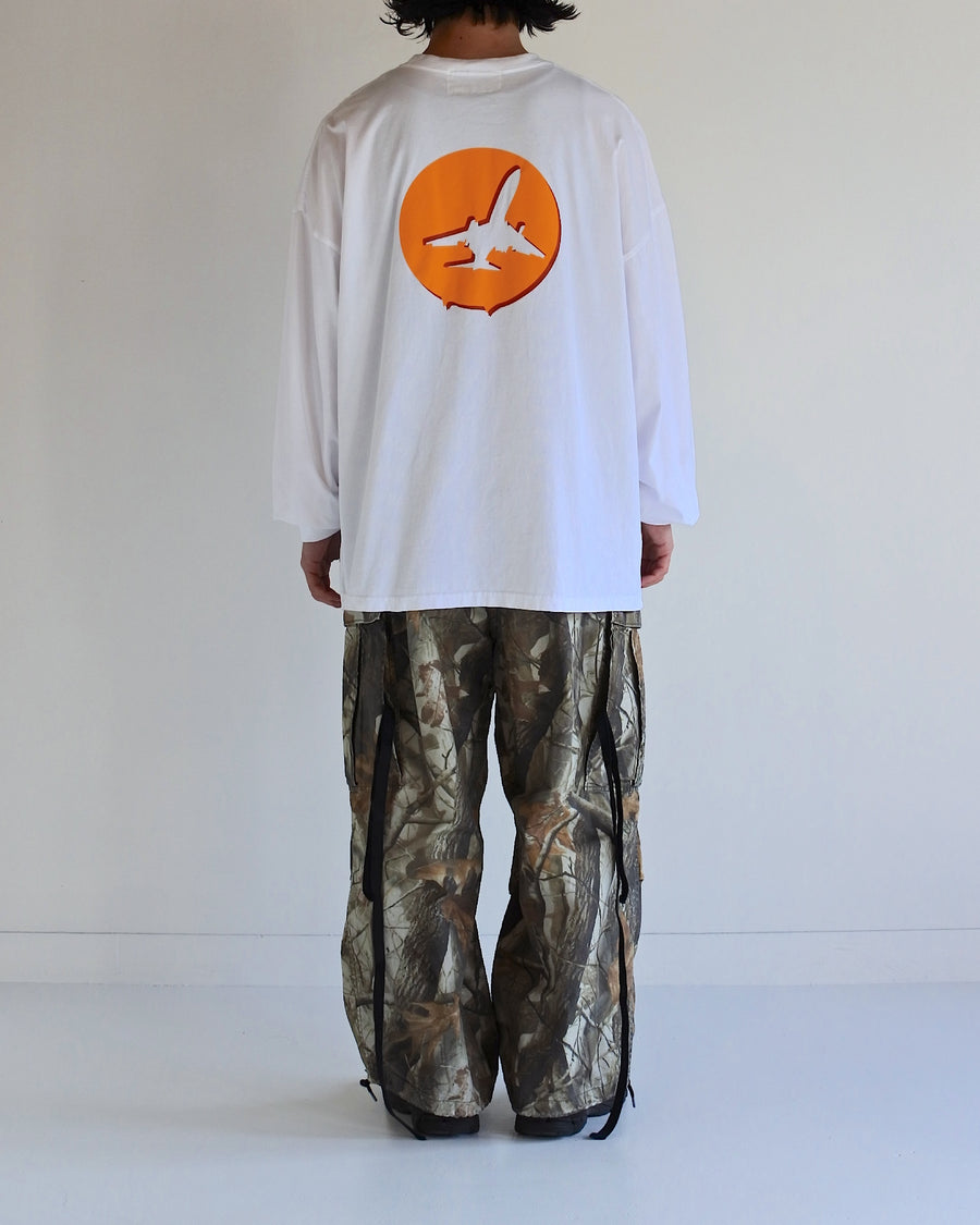 ANACHRONORM LATB ロングスリーブTシャツ ホワイト | 5.6oz 天竺 ヘビーウェイト ワンウォッシュ バンドTシャツ