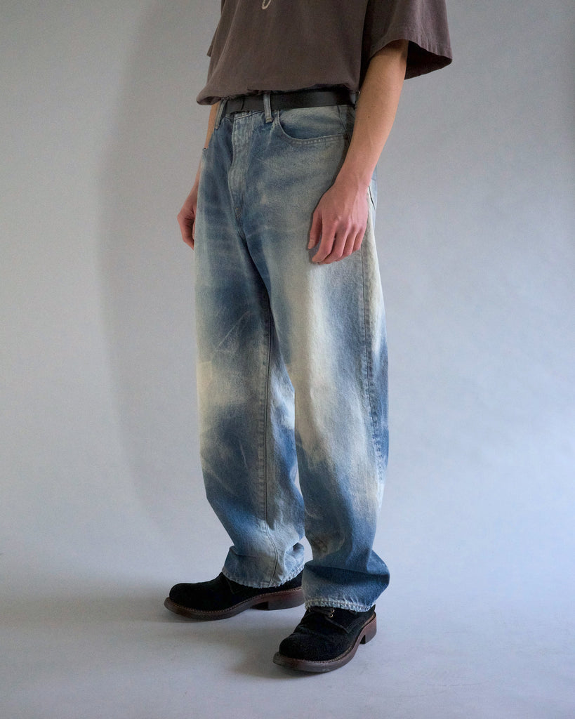 CONTEXT-003N 80's WIDE 5P PANTS <  7 colors >