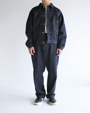 ANACHRONORM フロントタック デニムジャケット インディゴ ワンウォッシュ | 12.5oz セルビッチデニム 70502XX 1stタイプ 日本製