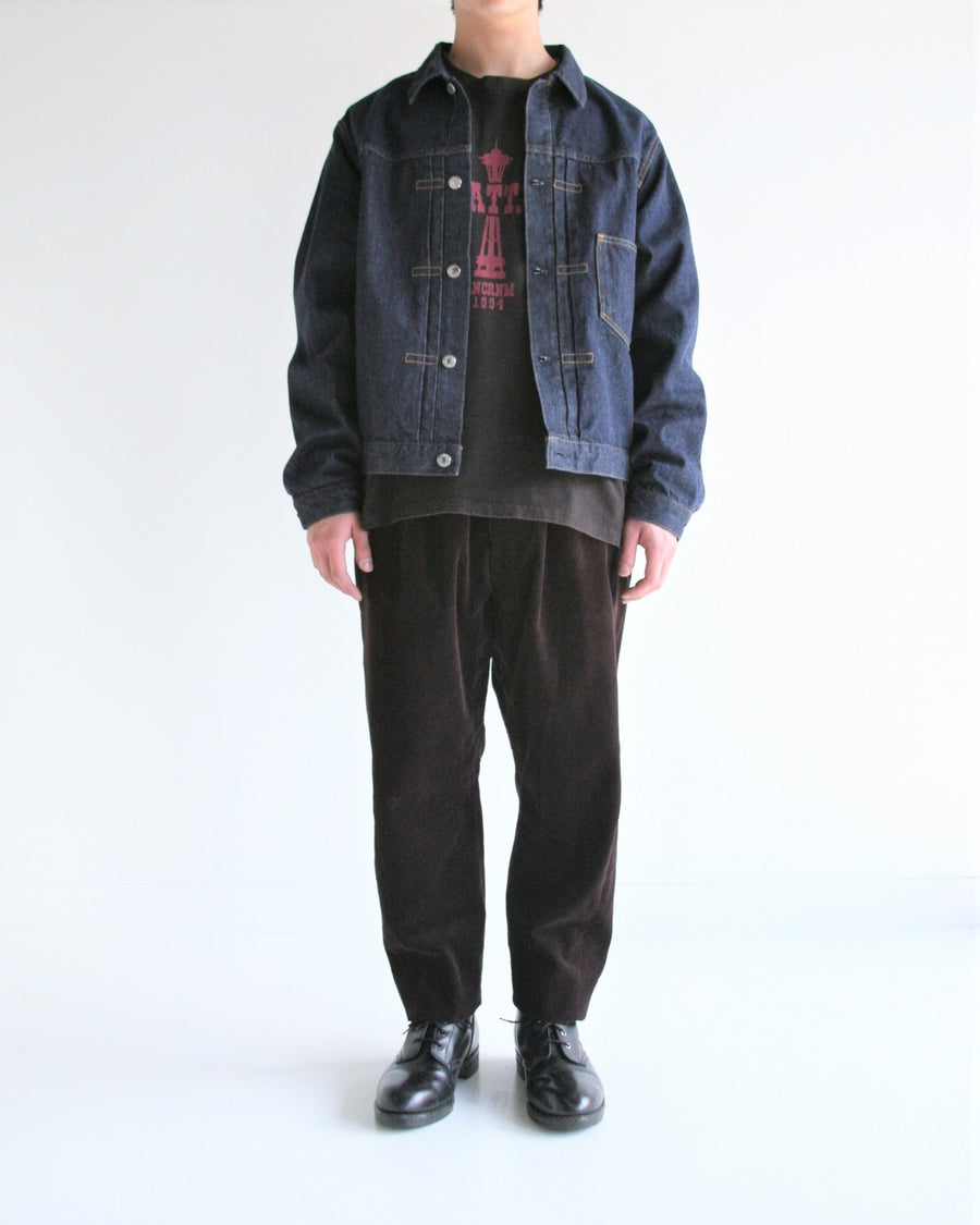 ANACHRONORM フロントタック デニムジャケット インディゴ ワンウォッシュ | 12.5oz セルビッチデニム 70502XX 1stタイプ 日本製