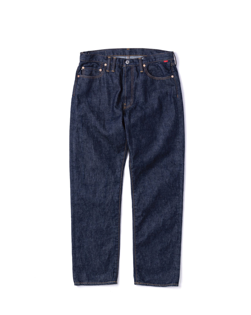ANACHRONORM CONTEXT-004 ダブルヨーク スリム 5Pパンツ ワンウォッシュ | 13oz セルビッチデニム 旧式力織機 テーパード アイアンパーツ 経年変化 日本製