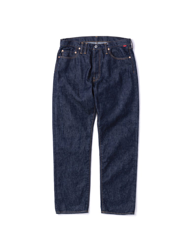 ANACHRONORM CONTEXT-004 ダブルヨーク スリム 5Pパンツ ワンウォッシュ | 13oz セルビッチデニム 旧式力織機 テーパード アイアンパーツ 経年変化 日本製