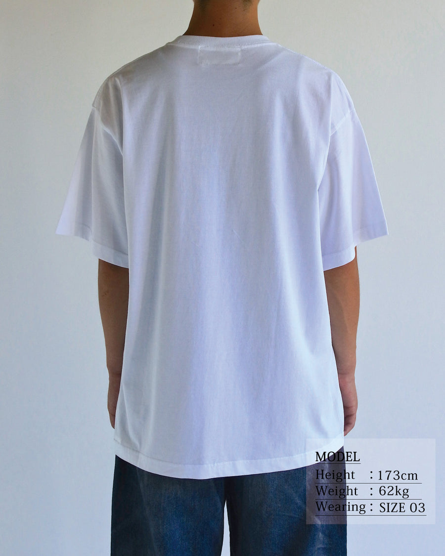 ANACHRONORM × Souvenyr NYC ジャンピング 半袖Tシャツ ホワイト | コラボグラフィック ニューヨーク コットン100%