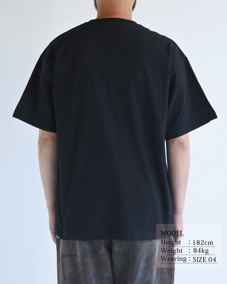 ANACHRONORM × Souvenyr NYC ランニング 半袖Tシャツ ブラック | コラボグラフィック ヴィンテージ ニューヨーク コットン100%