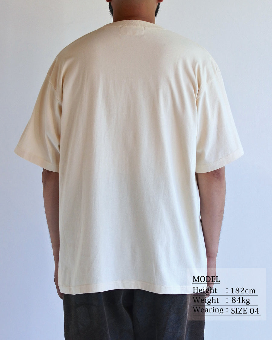 ANACHRONORM リワインドカルチャー ショートスリーブTシャツ オートミール | 6.2oz 天竺 コーマ糸 グラフィックプリント 90s音楽カルチャー 