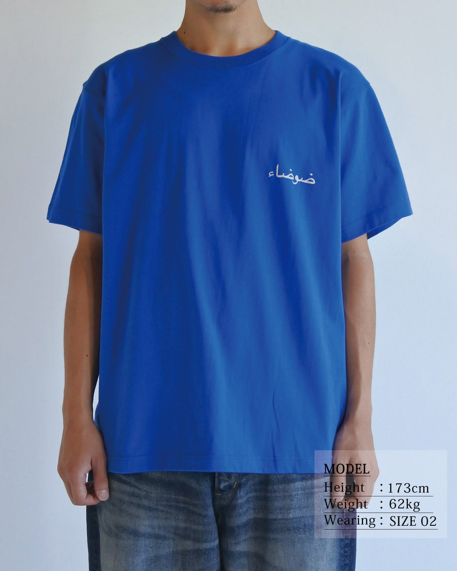 ANACHRONORM ヴォルテックス プリント 半袖Tシャツ ブルー | 90年代 音楽カルチャー グラフィック 渦 コットン100%