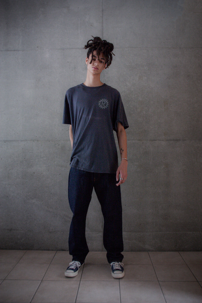 ANACHRONORM CONTEXT-004 ダブルヨーク スリム 5Pパンツ ワンウォッシュ | 13oz セルビッチデニム 旧式力織機 テーパード アイアンパーツ 経年変化 日本製