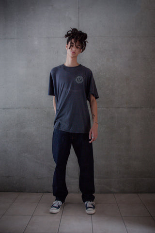 ANACHRONORM CONTEXT-004 ダブルヨーク スリム 5Pパンツ ワンウォッシュ | 13oz セルビッチデニム 旧式力織機 テーパード アイアンパーツ 経年変化 日本製