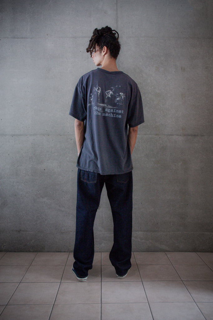 ANACHRONORM CONTEXT-004 ダブルヨーク スリム 5Pパンツ ワンウォッシュ | 13oz セルビッチデニム 旧式力織機 テーパード アイアンパーツ 経年変化 日本製