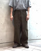 ANACHRONORM ウール ペインターパンツ オリーブ | ミリタリーウール 経糸紡毛糸×緯糸コットン ツイル リサイクルウール 無加工 経年変化 日本製